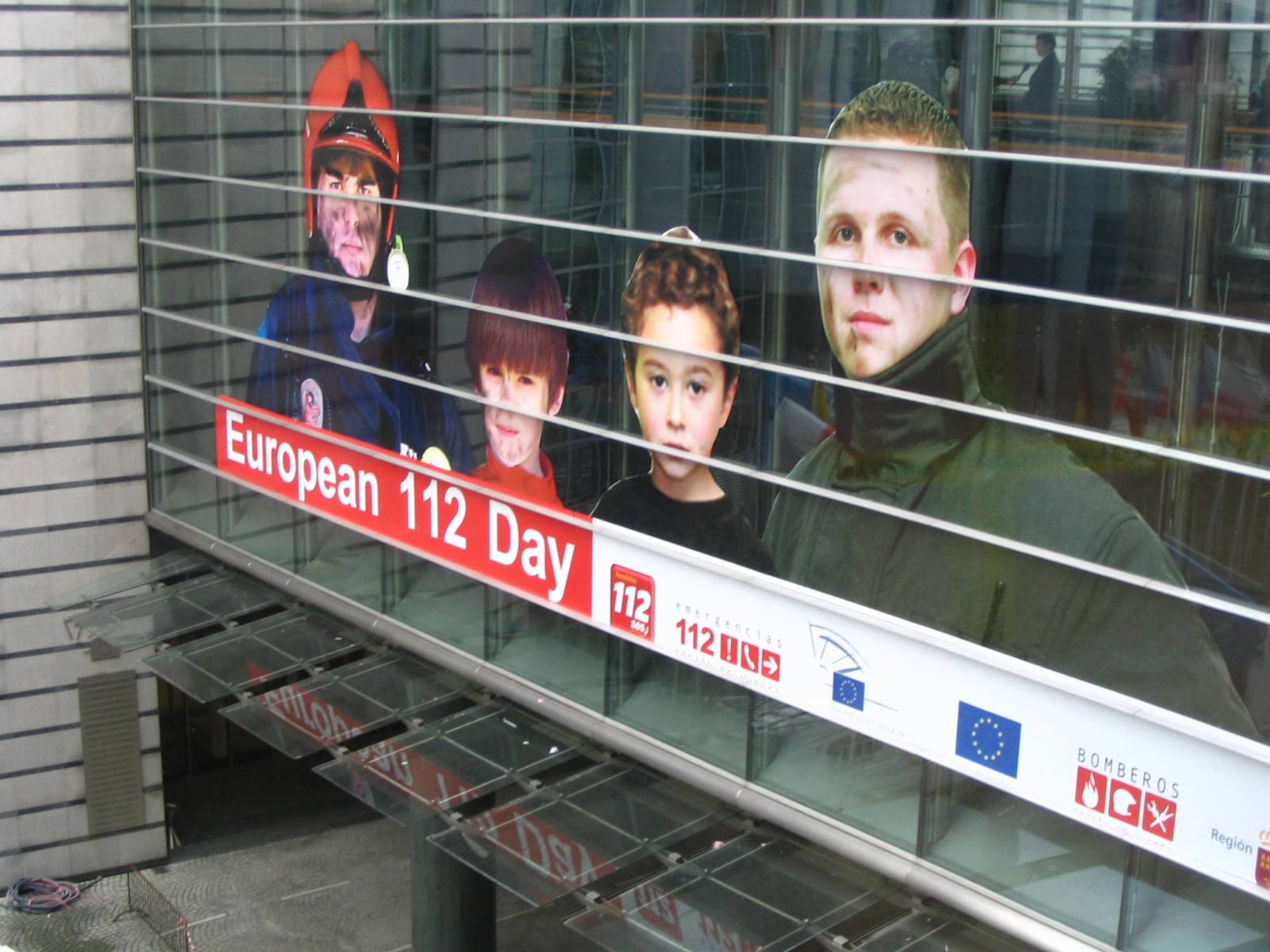 Campaña European 112 Day en el Parlamento Europeo (Bruselas)