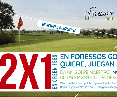 Cliente: Foressos Golf Acción: Piezas gráficas promocionales Cliente: Foressos Golf Acción: Piezas gráficas promocionales